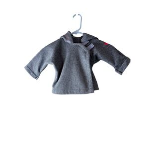 Widgeon Baby Boys Girls‎ Gray Warmplus Fleece Hooded Jacket PolarTec Size 6M